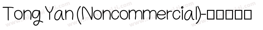 TongYan (Noncommercial)字体转换